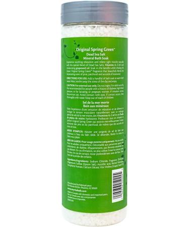 Vitabath Original Spring Green Mineral Bath Soak - Muscle Recovery & Relaxation with Dead Sea Salts - 27 oz - Buy Online on SooperMarket.com