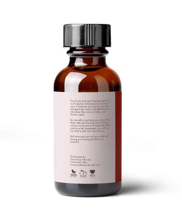 Pure Body Naturals Rosehip Facial Oil 1 fl oz - Cold Pressed & Unrefined - Moisturizes Face, Nails, Hair & Skin - Buy Online on SooperMarket.com