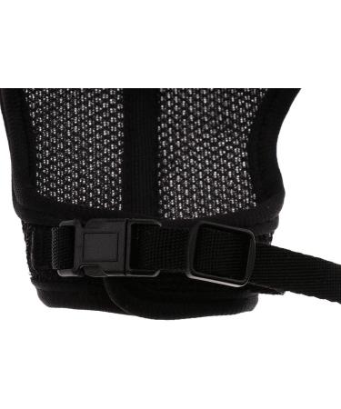 B Blesiya Rabbit Harness - Comfortable Breathable Adjustable Mesh Leash - Black L & S - Ideal for eCommerce International Shipping - Buy Online on SooperMarket.com