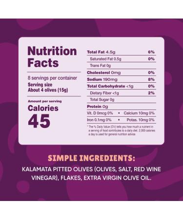 Freestyle Snacks Olive Snack Packs - Fresh Pitted Kalamata Olives Marinated in Extra Virgin Olive Oil - All Natural, Non-GMO, Paleo, Keto Snacks from Greece - Salty 4oz (3 Pack) - Buy Online on SooperMarket.com