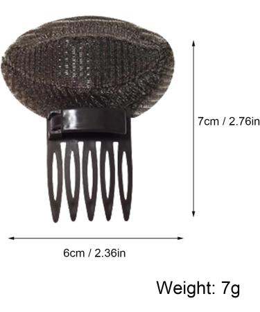 YOUDING Invisible Flufffy Hair Pad | Sponge Bump Volume Hair Clip | Root Rise Hair Clip | Puff Clip Hair Head | Sponge Clip Front Hair Volume Clip Lift Bun Hair Clips Invisible False Hair Pad Coffee - Buy Online on SooperMarket.com