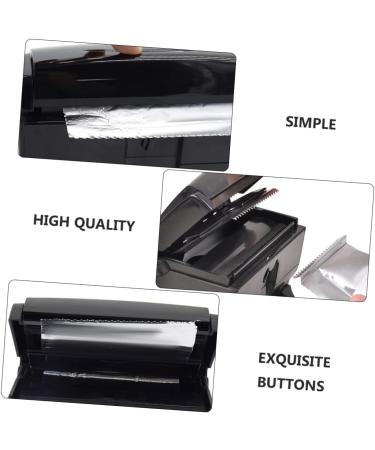 3 Pcs Tin Foil Hairdressing Foil Cutting Machine Fold Aluminium Foil Hairdressing Foil Dispenser Bin Organizer Manicure Nail Clippers Abs Environmental Protection Material Blackx3pcs 17x9cmx3pcs - Buy Online on SooperMarket.com