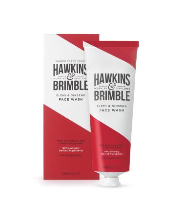 Hawkins & Brimble - Mens Face Wash 150ml - Aloe Vera Face Wash for Sensitive Skin Cool Assist in Removal of Excess Oil Soothe Refresh Cleansing & Remove Dirt - Elemi & Ginseng Signature Fragrance