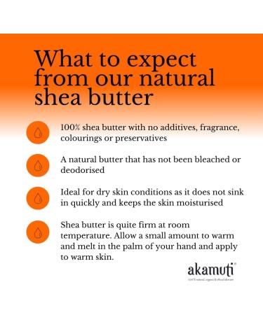 Akamuti Organic Virgin Shea Butter 160 gram - Buy Online on SooperMarket.com