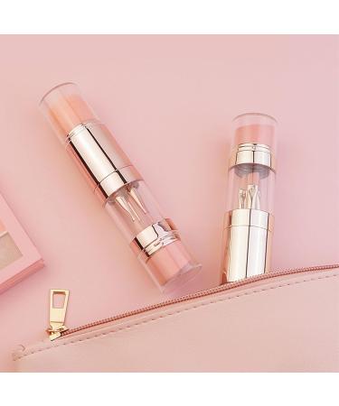 Verdant Touch Cosmetic Brush 5-in-1 Makeup Brush Set Portable Foundation Loose Powder Eyeshadow Eyebrow Lip Cosmetic Brush Rose Gold Electroplated - Buy Online on SooperMarket.com