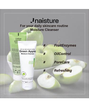 Buy Foaming Facial Cleanser with Hyaluronic Acid - Green Apple Daily Face Wash 150ml | International Shipping - Buy Online on SooperMarket.com