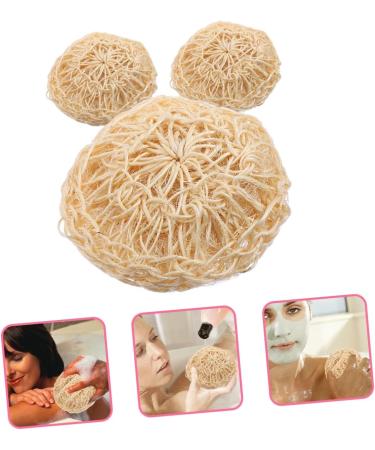 Angoily 12 Pcs Natural Loofah Bath Scrubber Set - Eco-Friendly Mesh Sponges for Shower & Scrubbing - Perfect for Exfoliating & Skin Care - Buy Online on SooperMarket.com