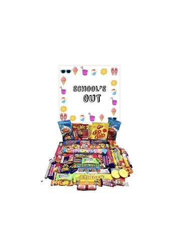 Schools Out For Summer Retro Sweets Box Pick N Mix The Ultimate Selection Box Sweet Hamper Present Gift