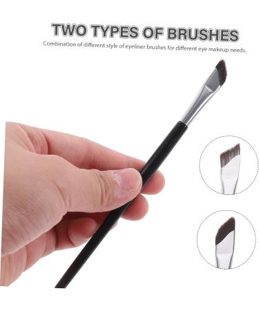 Baluue 3pcs Set Angled Eyeliner Brush Eyeliner Tool Applicator Angled Eyebrow Brush Eyebrow Concealer Nylon - Buy Online on SooperMarket.com