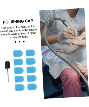 Mikinona 3 Sets Nail Art Polishing Caps Electric Nail File Accessory Drill Bits Manicure Pedicure Sanding Caps Nail Art Mmxmm Sanding Bands - Buy Online on SooperMarket.com