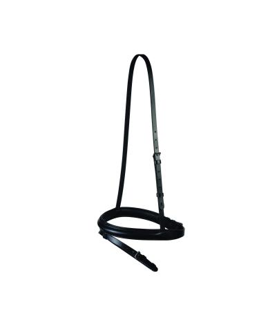 Collegiate Essential Padded Raised Flash Noseband Black Cob