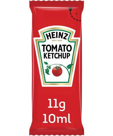 Heinz 200 x 10ml Sachets || Convenient Individual Portions (TOMATO KETCHUP)