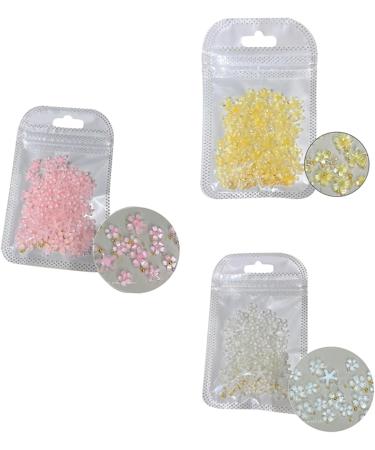 White Flower Nail 3D Flower Nails Art Resin Nails Supplies Manicure Accessories Nail Decorations 3d Flower Nails Art White Flower Nail Jewelry Accessories - Buy Online on SooperMarket.com