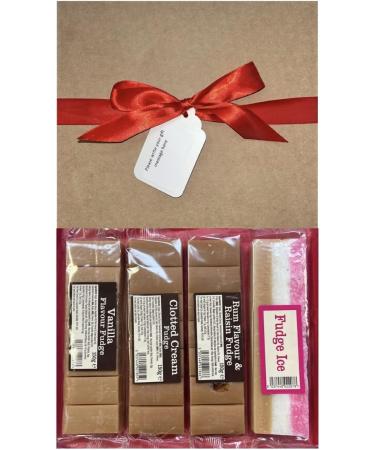 Fathers Day Real Candy Fudge Vanilla Rum Raisin Assortment Hamper Gift Sweet Box Present Great for All Occassions Birthday Easter alternative to egg - Buy Online on SooperMarket.com