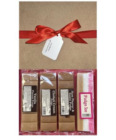 Fathers Day Real Candy Fudge Vanilla Rum Raisin Assortment Hamper Gift Sweet Box Present Great for All Occassions Birthday Easter alternative to egg