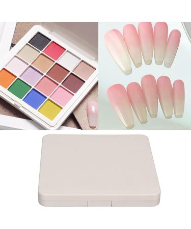 Solid Nail Glitter Powder Set for DIY 16 Colors Metallic Mirror Effect Nail Powder Shiny Nail Art Pigment Powder Flashing Nail Powder for Nail Art Decoration Salon Home Use - Buy Online on SooperMarket.com