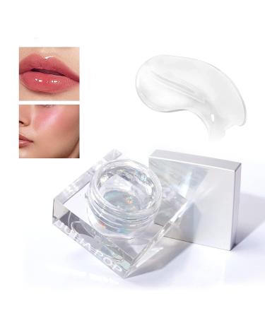 Color Changing Blush - Clear Blush Color Changing  Glossy Clear Blush Color Changing  Moisturizing Transparent Color Changing Lip Gloss for Cheeks & Lips Tint  Rouge Soft Liquid Blush Multi Use (01)