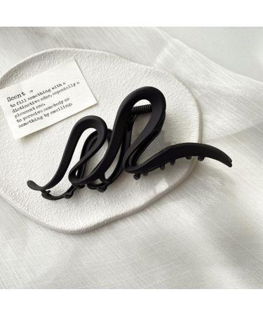 4-Piece Large Wave Hair Clips - 13cm Slip-Resistant Jaw Clips for Thick Hair | Stylish Hair Accessories for Women & Girls - Buy Online on SooperMarket.com