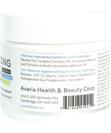 KaLaya Breathe Easy Vaporizing Rub (Pack of 2)- Nasal Decongestant Cough Suppressant Relief from Cold Aches & Pains and Chest Rub 60 g (Pack of 2) - Buy Online on SooperMarket.com