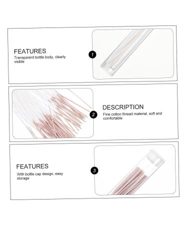 Healvian 540 Pcs Ear Piercing Cleaning Line Flex Tools - Ear Care Kit for Body Suite, Liquid Earring Hole Cleaner - 12X1.5CMx3pcs - Buy Online on SooperMarket.com