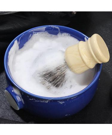 Awydky Ceramic Shaving Bowl - Dark Blue & Wide Mouth Design | Perfect for Men s Cream Shaving International Shipping Available - Buy Online on SooperMarket.com