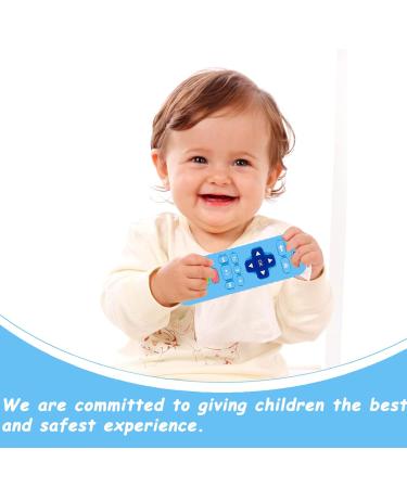 2-Pack Baby Teething Toys for Babies 6-12 Months - BPA Free Silicone Chew Toys for Teething Itchy Relief (White+Blue/Grey+Blue) - Buy Online on SooperMarket.com