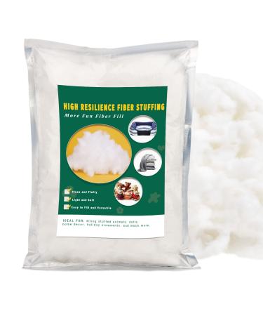 Ftyiwu 200g/7.1oz Stuffing Fiber Fill, Polyester Fiber, Stuffing Pillow, Stuffing in Crafts, Pillow Stuffing, Stuffing for Stuffed Animals, Premium Fiber Fill for Filling Crafts DIY