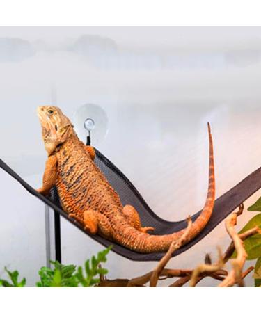 NA 2 Pcs Lizard Hammock Lounger Bearded Dragon Hammock Reptile Vines Hammock Black Reptile Hammock for Geckos Reptile Lizard - Buy Online on SooperMarket.com