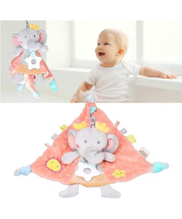 WBTY Baby Security Blanket: Super Soft Plush Elephant Cuddle Toy with Teether for Newborn Boys and Girls - Buy Online on SooperMarket.com