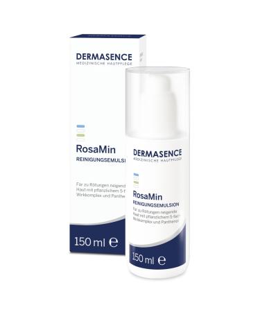 Dermasence rosamine cleaning emulsion 150 ml - mild non -irritating cleaning milk for the sensitive and reactive skin that is rosacea - soothing with a 5 -fold complex - perfume -free undisputed 150 ml (1 Pack)