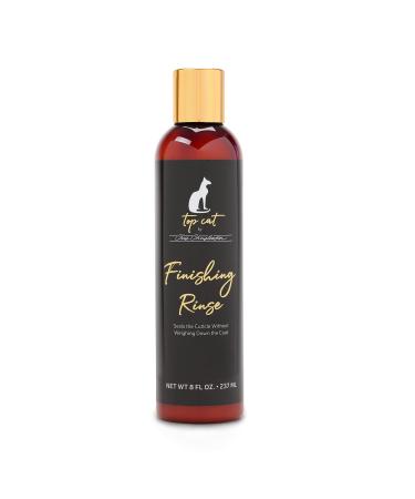 Chris Christensen Top Cat Finishing Rinse for Cats, Groom Like a Professional, Seals The Cuticle, Doesn't Weigh Down Coat, Made in USA, 8 oz