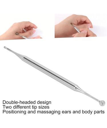 Brrnoo Ear Acupuncture Pencil - Double-Head Stainless Steel Acupressure & Massage Device for Portable Body Relief | International Shipping Available - Buy Online on SooperMarket.com