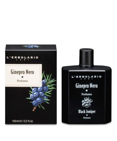 L'Erbolario Black Juniper - Energizing Fragrance With Woody Notes - Can Be Worn Every Day With Pride - Dermatologically Tested - Citrus And Woody Scent - For All Skin Types - 3.3 Oz EDP Spray Wood 3.3 Ounce (Pack of 1)