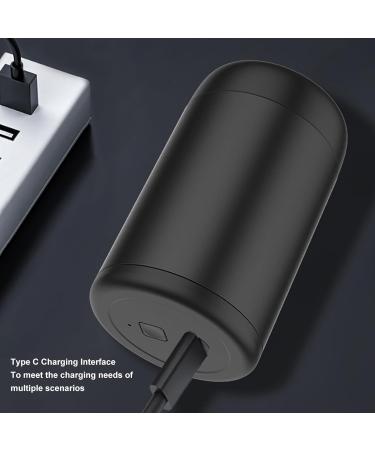 Mini Electric Beard Clipper - Portable Aluminum Trimmer with USB Charging & 3 Blade Heads | International Shipping Available - Buy Online on SooperMarket.com