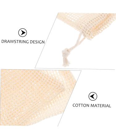 Baluue 5pcs Soap Storage Bag Soaps Scrubber Soap Sisal Soap Pouch Cotton Soap Pouch Luffa Nut Cotton Linen - Buy Online on SooperMarket.com
