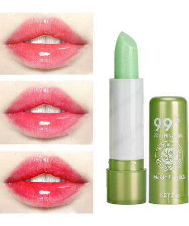 Lip Balm Changing Lip Balm Gloss Lipstick Beauty Tool Color Changing Lip Gloss Lipstick Beauty Tool Aloe Vera Lip Care Balm 3.5g - Buy Online on SooperMarket.com