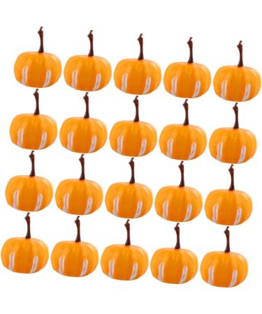 PRETYZOOM 60 pcs Halloween pumpkin simulation small pumpkin halloween manual Accessories little pumpkin pumpkin Halloween pumpkin decoration fake pumpkin simulation pumpkin Foam decorate Yellowx3pcs 2.2X3.4CMx3pcs - Buy Online on SooperMarket.com