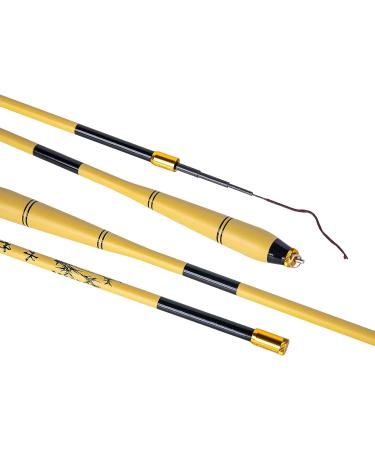 Goture Telescopic Fishing Rod Carbon Fiber Ultra Light Portable Travel Rod Stream Carp Fishing Yellow 6ft/1.8m - Buy Online on SooperMarket.com