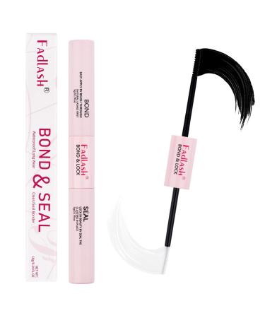 FADLASH Eyelashes Glue Lashes Glue for Individual Cluster Extensions Hold 48-72 Hours Latex Free Suitable for Sensitive Eyes Lash Bond and Seal Pink