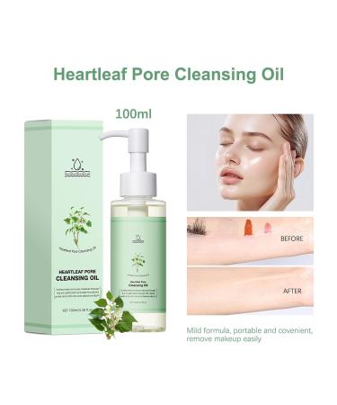 100ml Heartleaf Pore Cleansing Oil - Gentle Makeup Remover for Women | Non-Irritating & International Shipping - Buy Online on SooperMarket.com