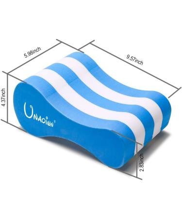UNAOIWN Pull Buoy EVA 5-Layer Leg Float - Swimming Pool Training Aid for Adults and Beginners (Blue) - Buy Online on SooperMarket.com