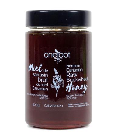 ONEROOT Natural Raw Buckwheat Honey 500g - Antioxidant-Rich Manuka Alternative - Buy Online on SooperMarket.com