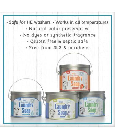 Buy Daisy s Goat Milk Laundry Soap - Organic Fragrance-Free Gluten-Free Paraben-Free Lasts 120 Loads | Brooke & Nora at Home - International Shipping Available - Buy Online on SooperMarket.com