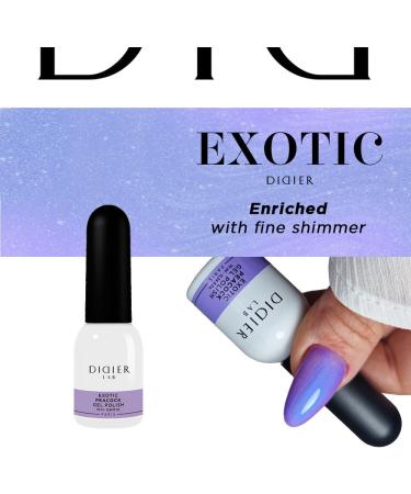 Didier Lab - Premium Gel Nail Polish Exotic - Peacock - Gel Nail Varnish - Nail Art - Long-Lasting High Gloss Wear - Easy to Apply - Gel Nails - Rich Pigment - UV/LED - Chip Resistant - Buy Online on SooperMarket.com