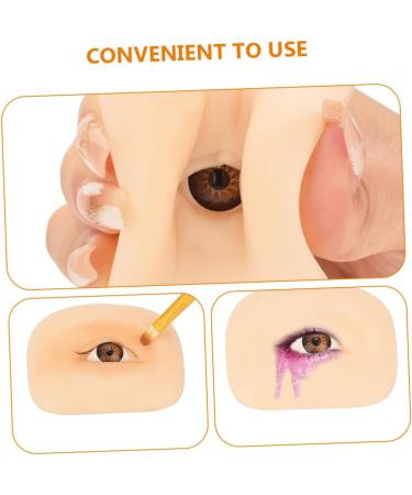 Baluue 4pcs Makeup Practice Skin Facial Tools Eye Shadow Practice Skin Eye Makeup Board - Buy Online on SooperMarket.com