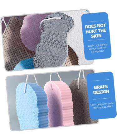 Belliffy 4pcs Bath Sponge Body Scrubber for Kids - Exfoliating Spa Shower Tool for Infants - PVA Soft Material - Buy Online on SooperMarket.com