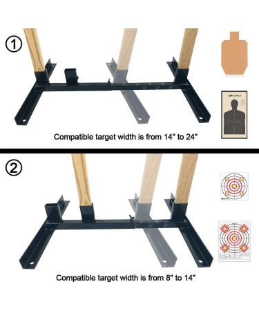 Highwild Adjustable Target Stand Base - H Shape - USPSA/IPSC - IDPA Practice - Upgraded Version - 2 Pack - Buy Online on SooperMarket.com