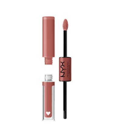 NYX PROFESSIONAL MAKEUP Shine Loud, Long-Lasting Liquid Lipstick with Clear Lip Gloss - Magic Maker (Dusty Nude Mauve) 05 Magic Maker