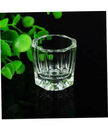 Manicure Bowl 2pcs Dappen Dish for Acrylic Nails Clear Glass Acrylic Nail Monomer Liquid Bowl Acrylic Powder Holder Acrylic Glass Jar Dampen Dish Liquid Cup - Buy Online on SooperMarket.com