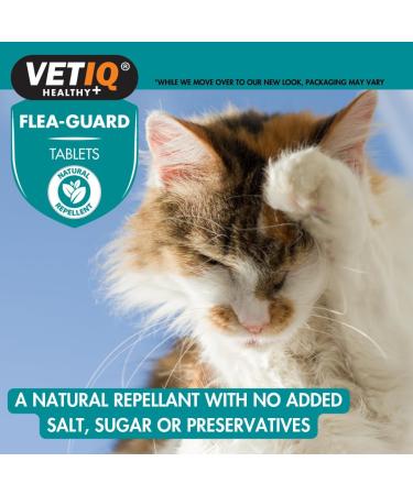 VetIQ Flea Guard Flea Treatment for Dogs & Cats Keeps Fleas Ticks & Mosquitoes Away Natural Flea Treatment With B Vitamins & Garlic Dog & Cat Flea Treatment For Healthy Skin 90 count (Pack of 1) - Buy Online on SooperMarket.com